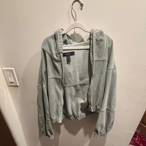 Forever 21 Sage Green Bomber Jacket